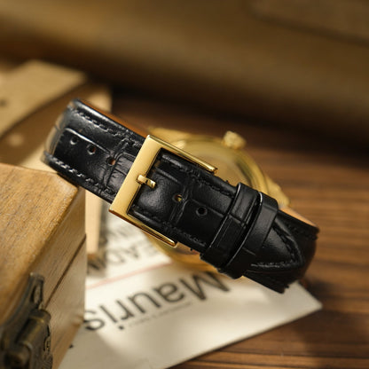 Watchdives WD1954 Arctic Classic 36mm VH31 – Gold Dial