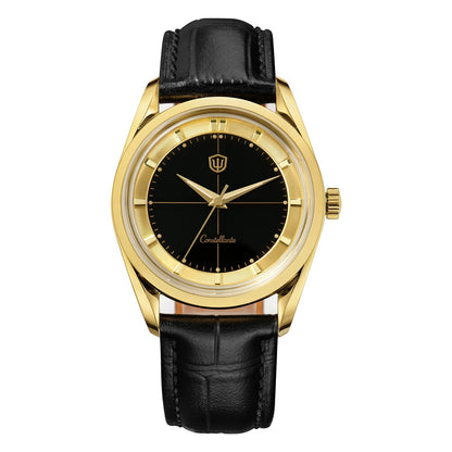Watchdives WD1954 Arctic Classic 36mm VH31 – Gold Dial