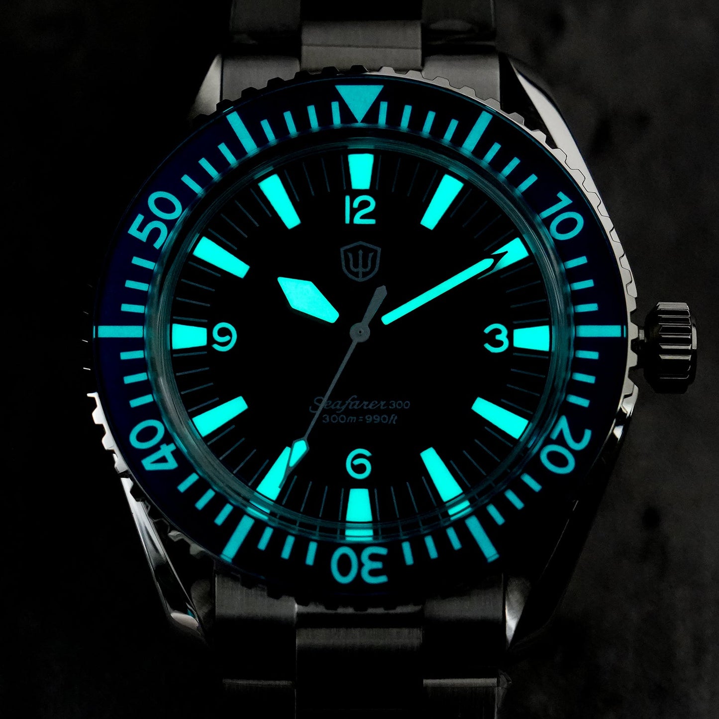 Seafarer WD1967Q 39mm VH31 Diver Watch