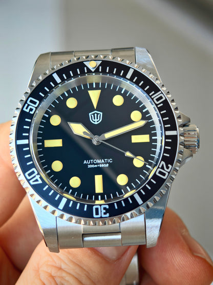 🔥WeekyDeals🔥Watchdives WD5513 NH35 38mm Vintage Sub Dive Watch