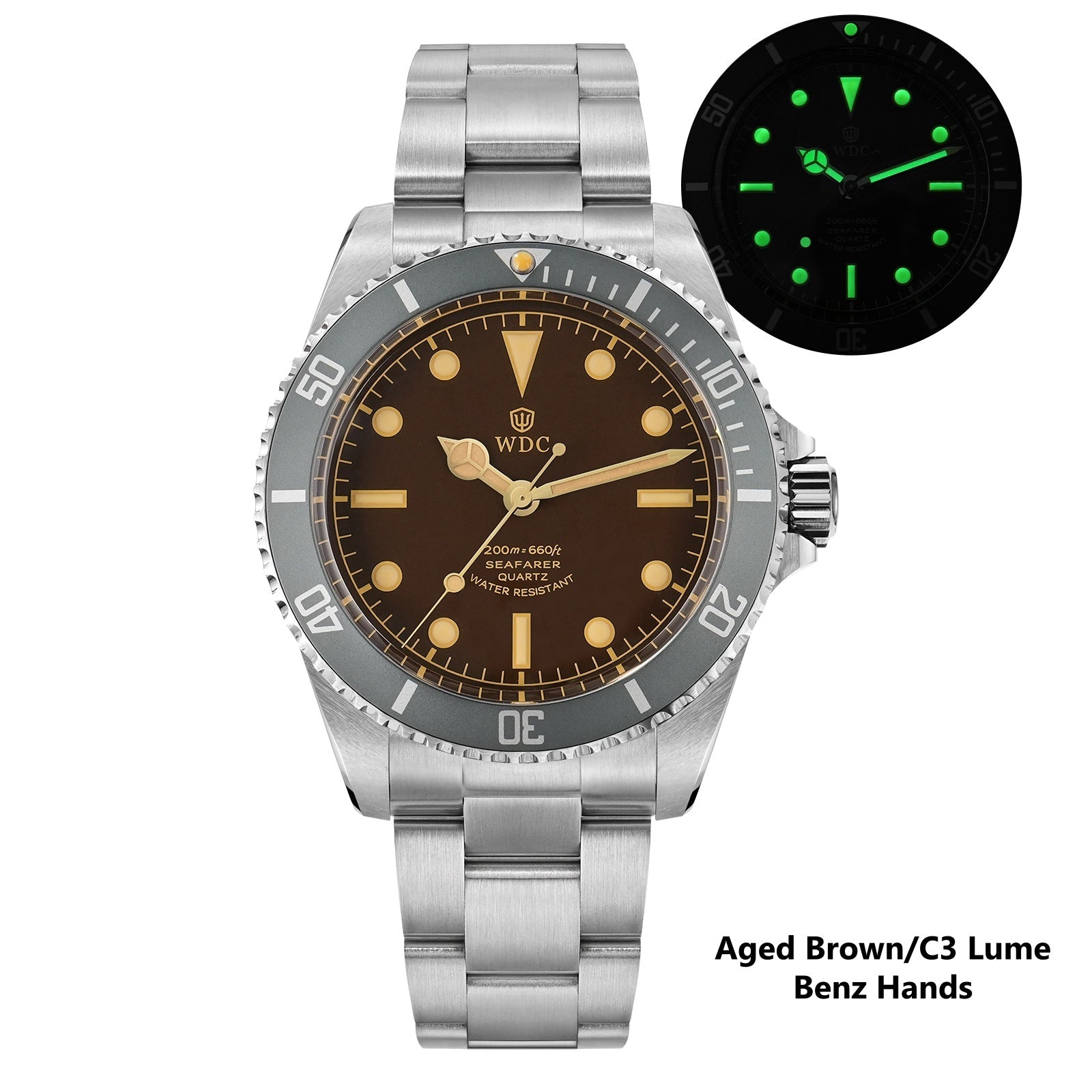 DWS 色流リング Watchdives Seafarar WD5513Q 40mm VH31 Sub Diver Watch – Cronos
