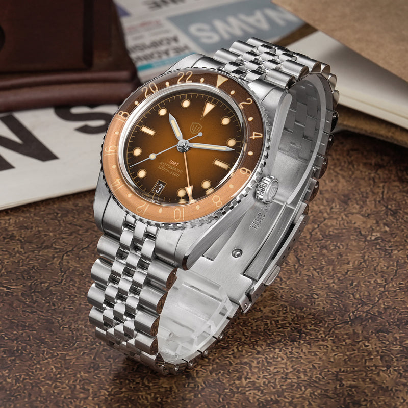 Watchdives WD6542 38mm GMT Men Watch