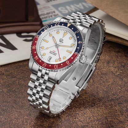 Watchdives WD6542 38mm GMT Men Watch