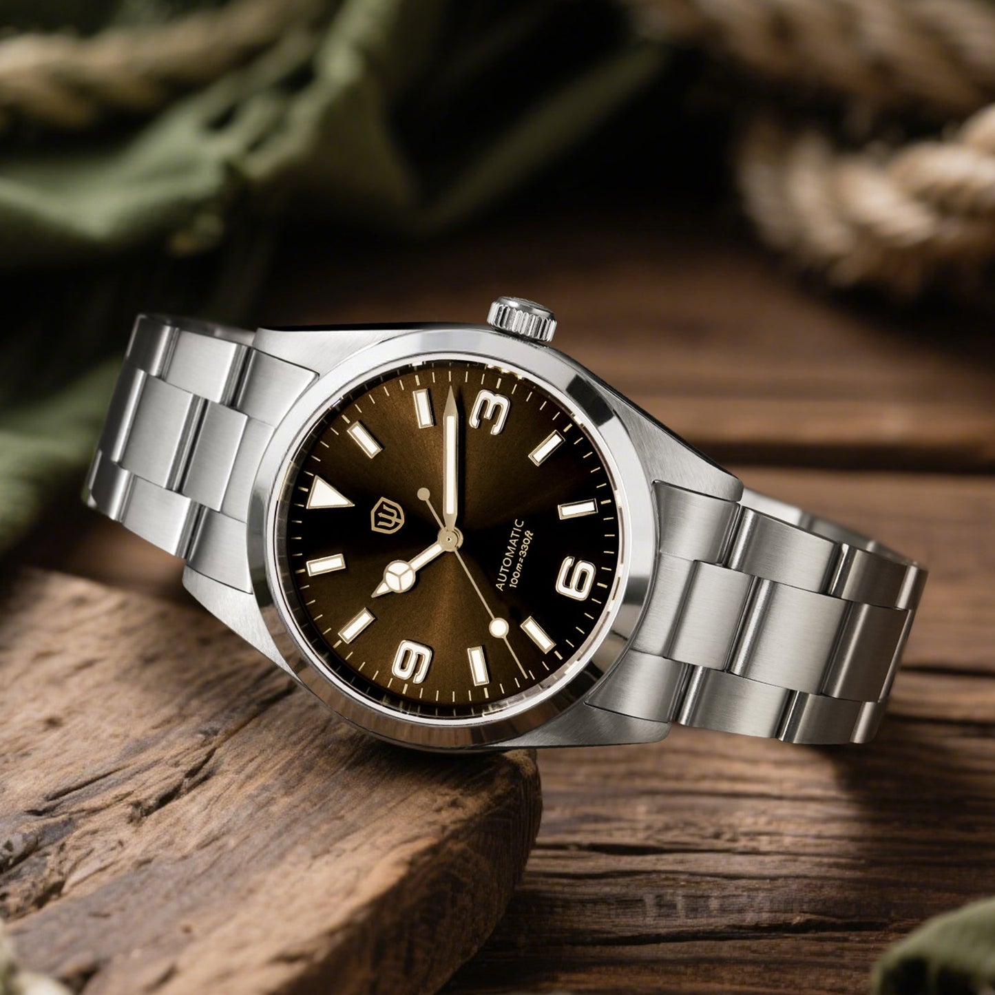 Watchdives WD6610 37mm 9015 Automatic Explore Men Watch