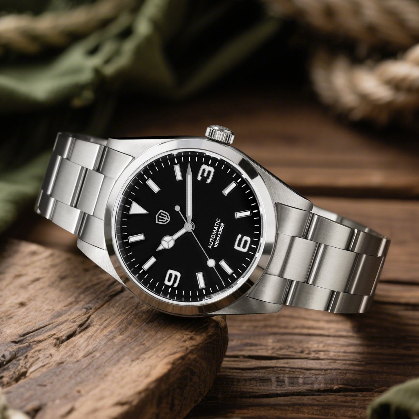 Watchdives WD6610 37mm 9015 Automatic Explore Men Watch