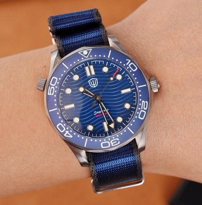 🔥EarlyBird🔥Seafarer WD007Q VH31 Titanium NTTD Dive Watch