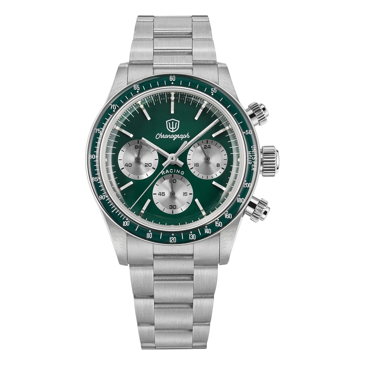 ⚡EarlyBird⚡Watchdives WD6263 Vintage Racing Chronograph Watch