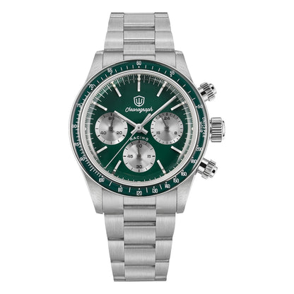 ⚡EarlyBird⚡Watchdives WD6263 Vintage Racing Chronograph Watch