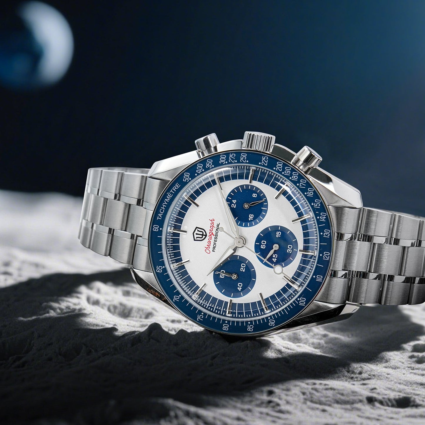 🔥WeeklyDeals🔥Watchdives 39mm VK63 Chronograph Watch WD1863