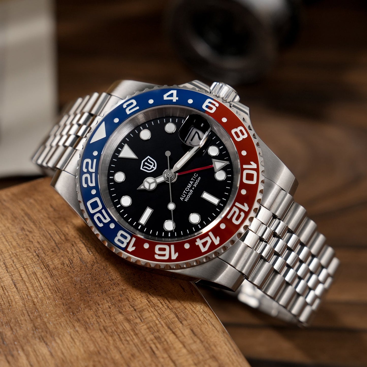 🔥WeeklyDeals🔥Watchdives WD16760 NH34 Sub GMT Watch V2