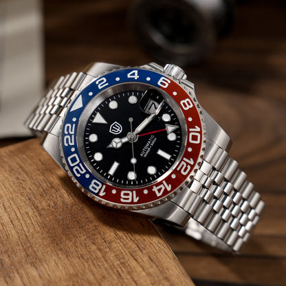 🔥WeeklyDeals🔥Watchdives WD16760 NH34 Sub GMT Watch V2