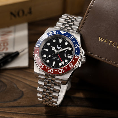 🔥WeeklyDeals🔥Watchdives WD16760 NH34 Sub GMT Watch V2