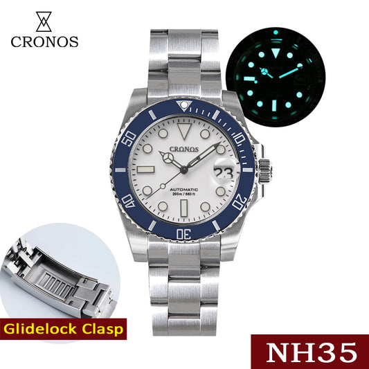 Cronos 2.5x Water Ghost NH35 Dive Watch L6015M