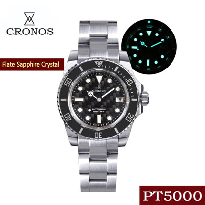 Cronos Diver Luxury Men Watch Stainless Steel L6005