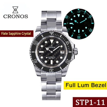 Cronos Diver Luxury Men Watch Stainless Steel L6005