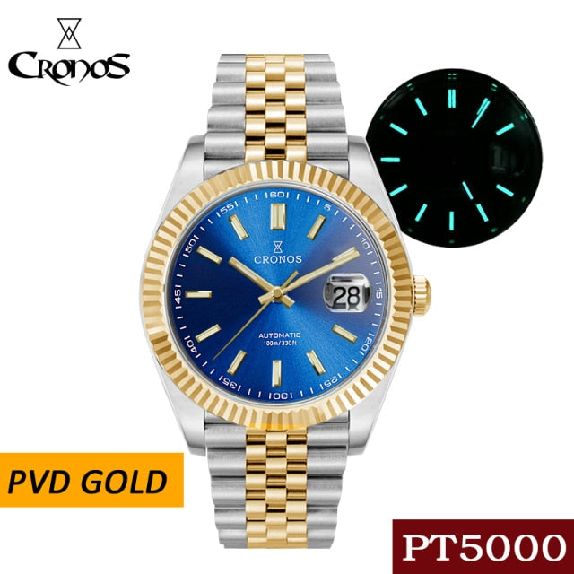 Date Luxury PVD Gold 40mm