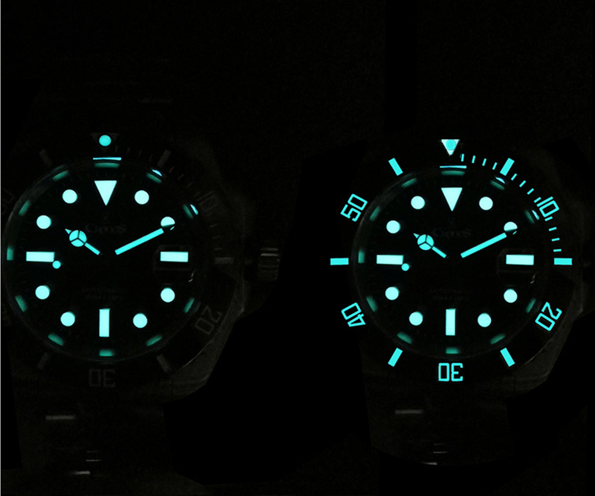 Cronos 2.5x Water Ghost NH35 Dive Watch L6015 with Calendar