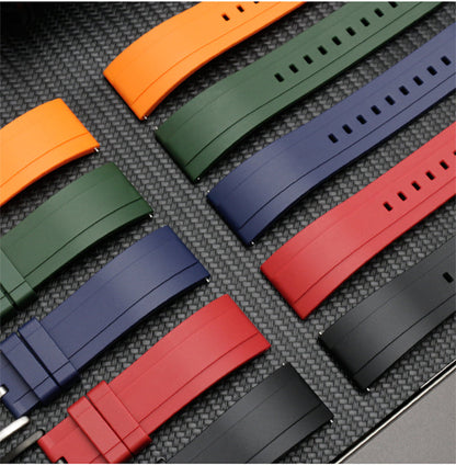 Quick Release Rubber Watch Strap