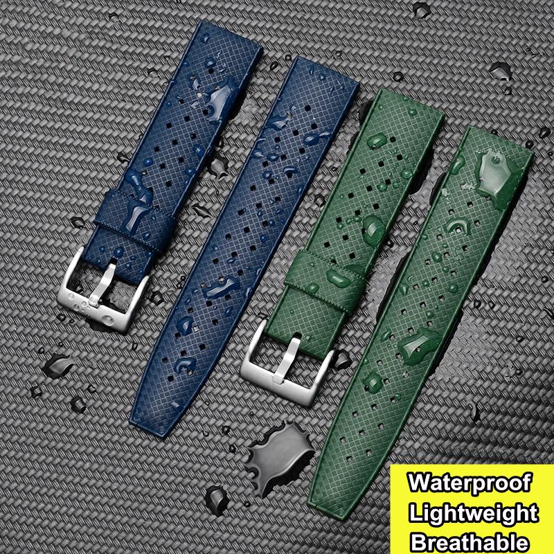 Vintage Tropic Rubber Dive Watch Strap